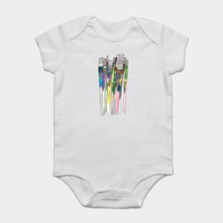 Paint brushes Baby Bodysuit